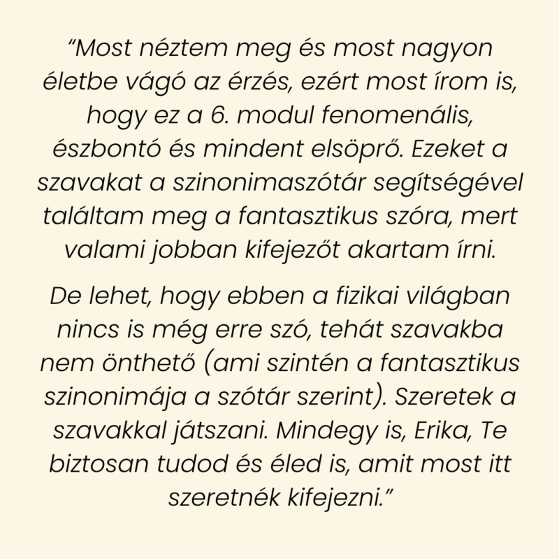 Császár Erika Mira - Tiszta Pénz - Visszajelzés 2