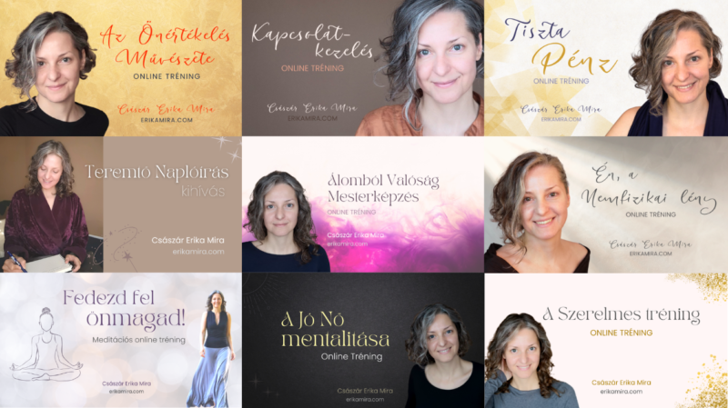 Online tréningek - Császár Erika Mira