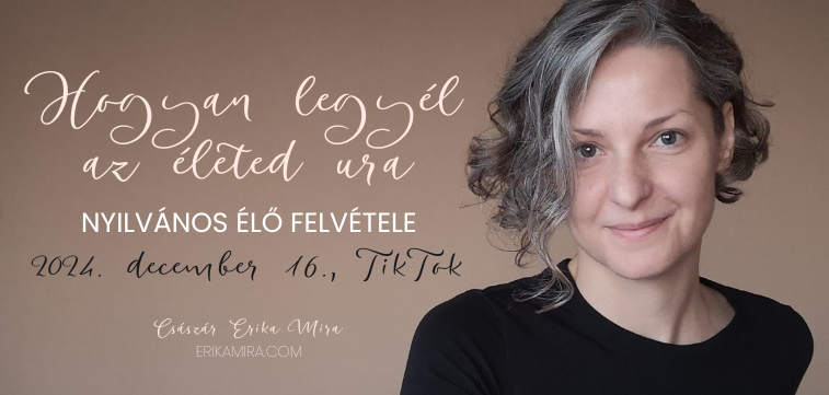 Császár Erika Mira - Nyilvános Élő felvétele - 2024.12.16 TikTok